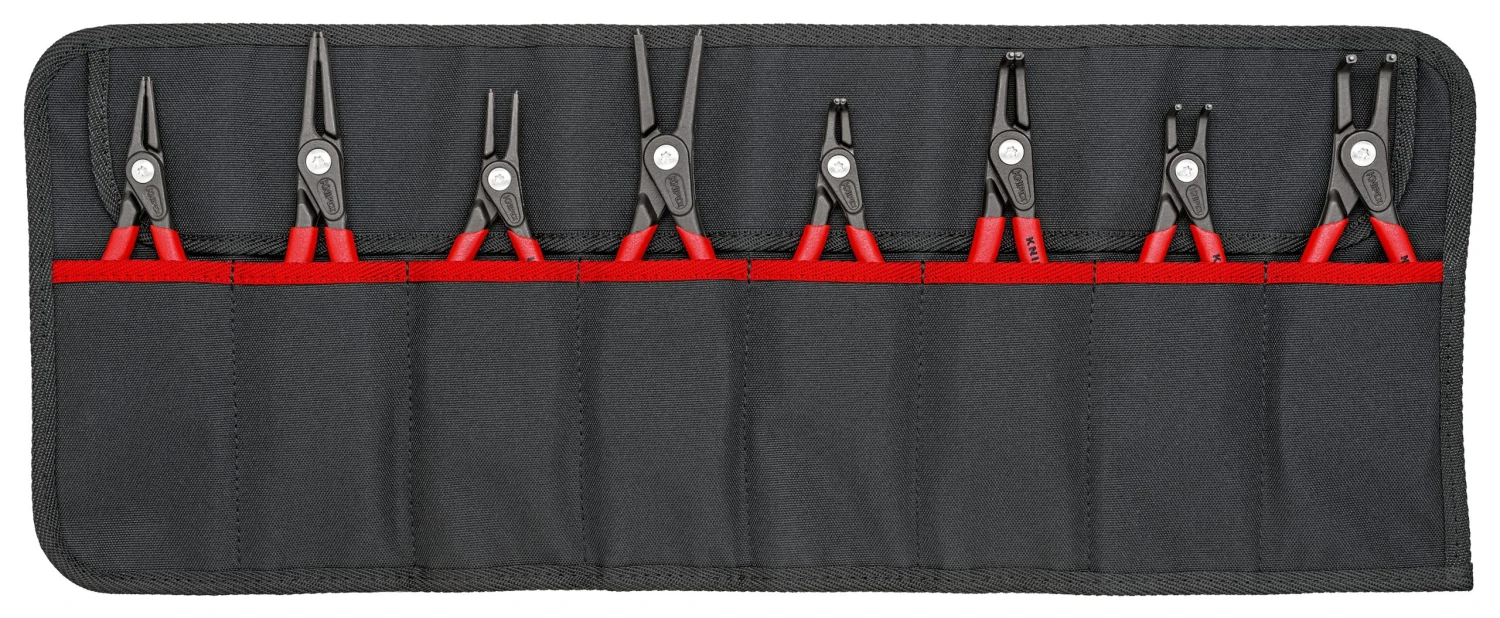 Knipex 00 19 58 V02 8 Piece Circlip Plier Set In Tool Roll 1 Knipex 00 19 58 V02 8 Piece Circlip Plier Set In Tool Roll