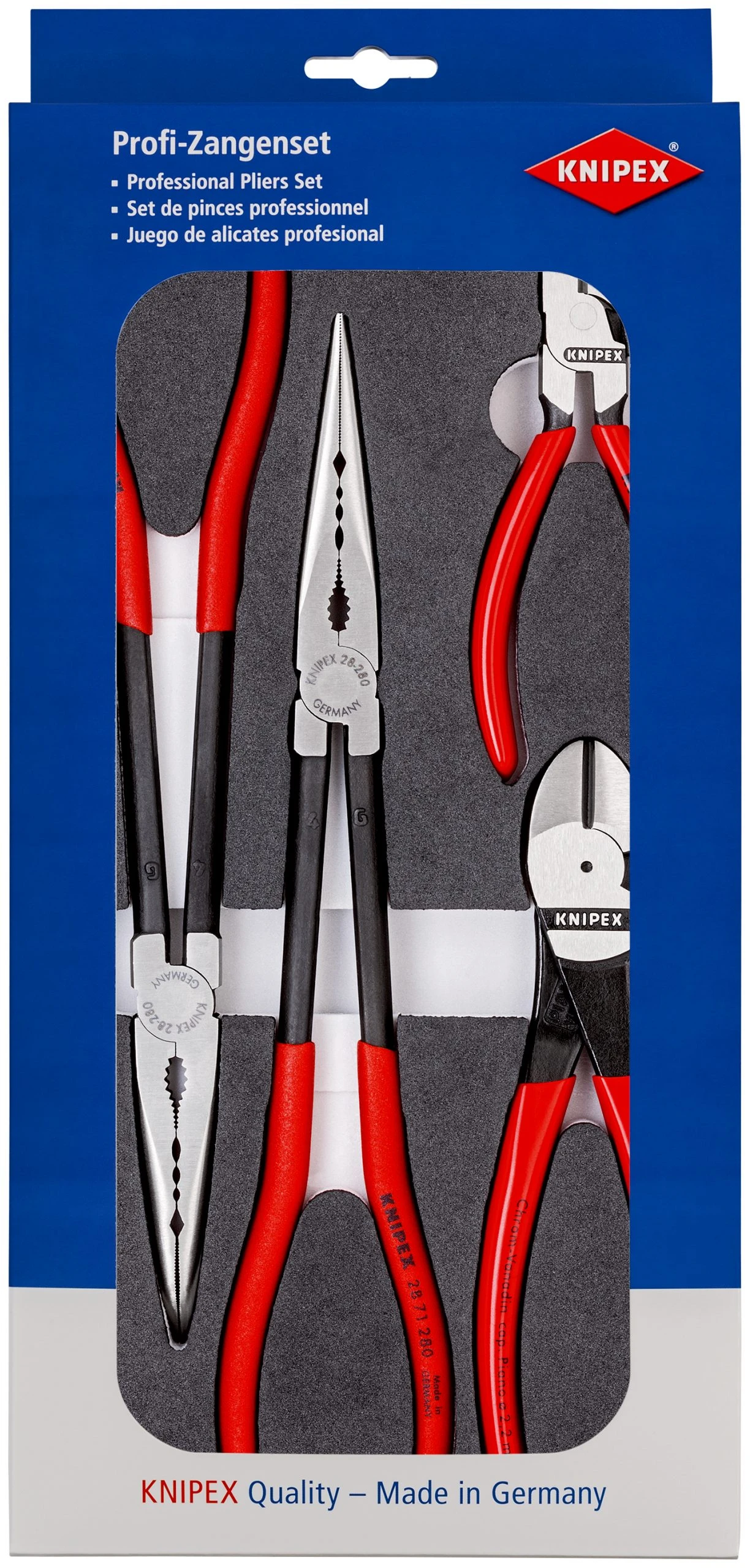 Knipex 00 20 01 V16 4 Piece Automotive Plier Set In Foam Tray 3 Knipex 00 20 01 V16 4 Piece Automotive Plier Set In Foam Tray - Image 3