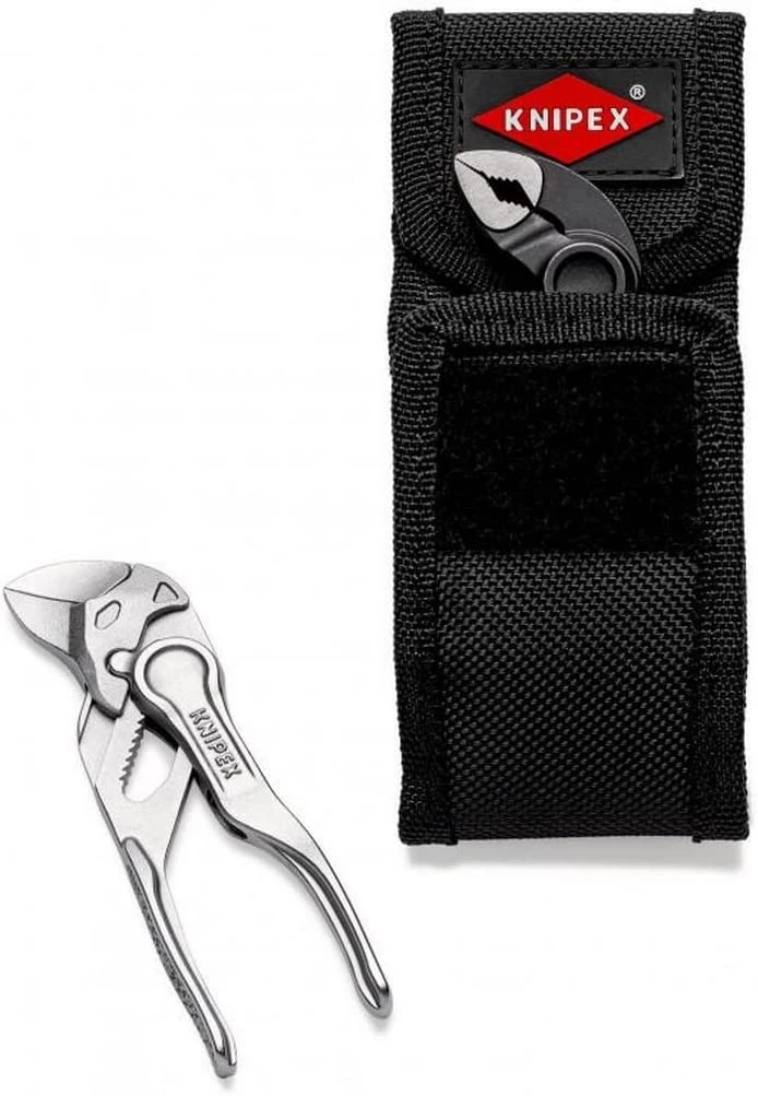 Knipex 00 20 72 V04 XS Mini Pliers Wrench & Cobra XS Set In Belt Pouch 2 Knipex 00 20 72 V04 XS Mini Pliers Wrench & Cobra XS Set In Belt Pouch - Image 2