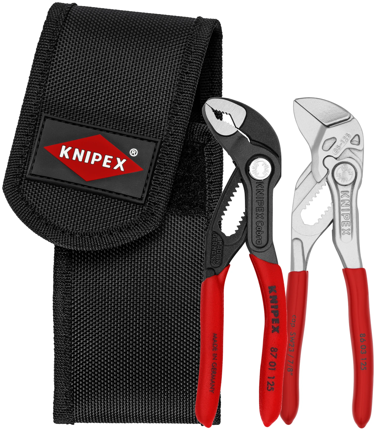Knipex 00 20 72 V04 2 Piece Cobra Mini Waterpump Pliers Set 1 Knipex 00 20 72 V04 2 Piece Cobra Mini Waterpump Pliers Set