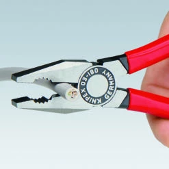 Knipex 03 01 180 Combination Pliers PVC Grip 180mm -Pro Tools Shop 0301180H03D0