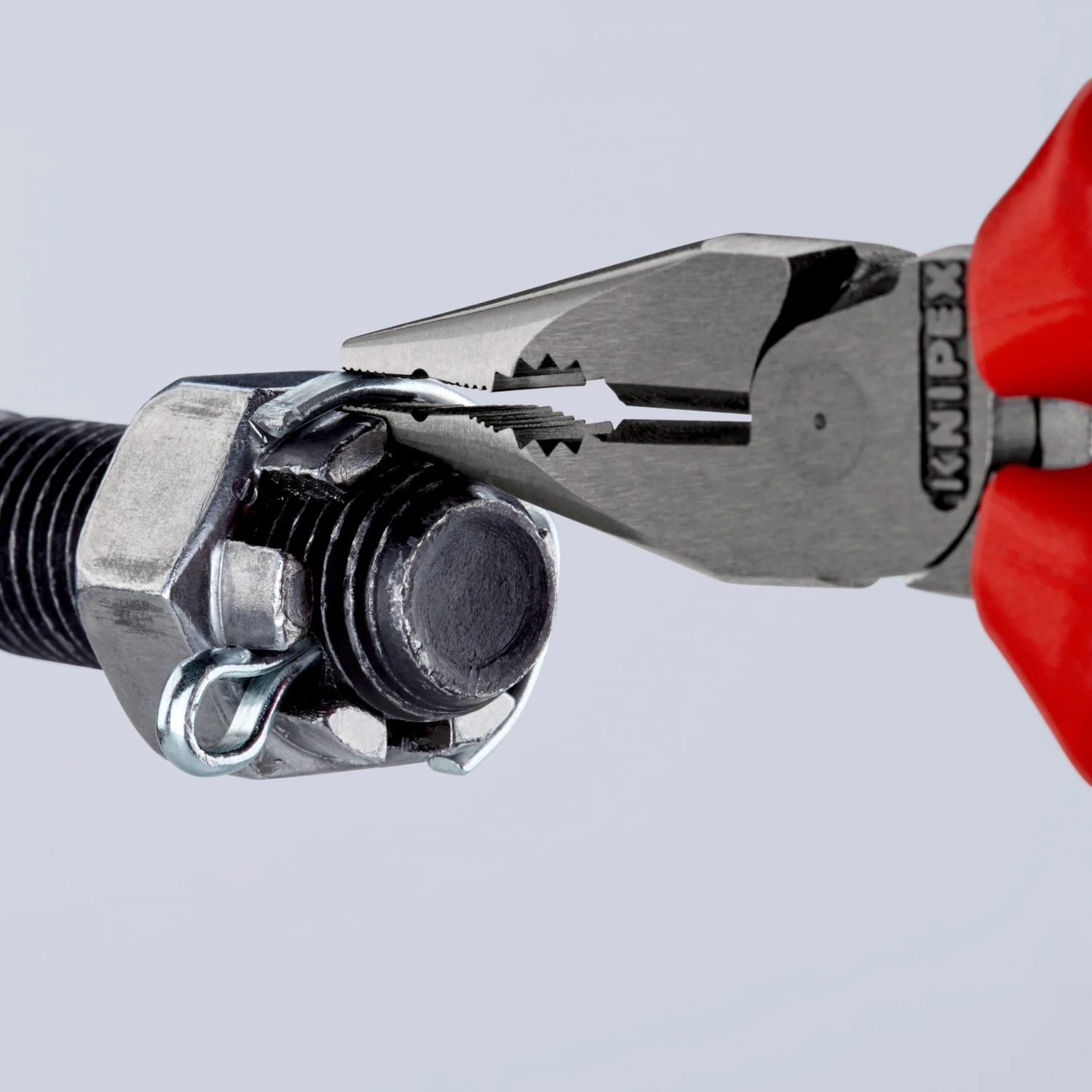 Knipex 08 21 145 Needle-Nose Long Combination Pliers PVC Grip 145mm 2 Knipex 08 21 145 Needle-Nose Long Combination Pliers PVC Grip 145mm - Image 2