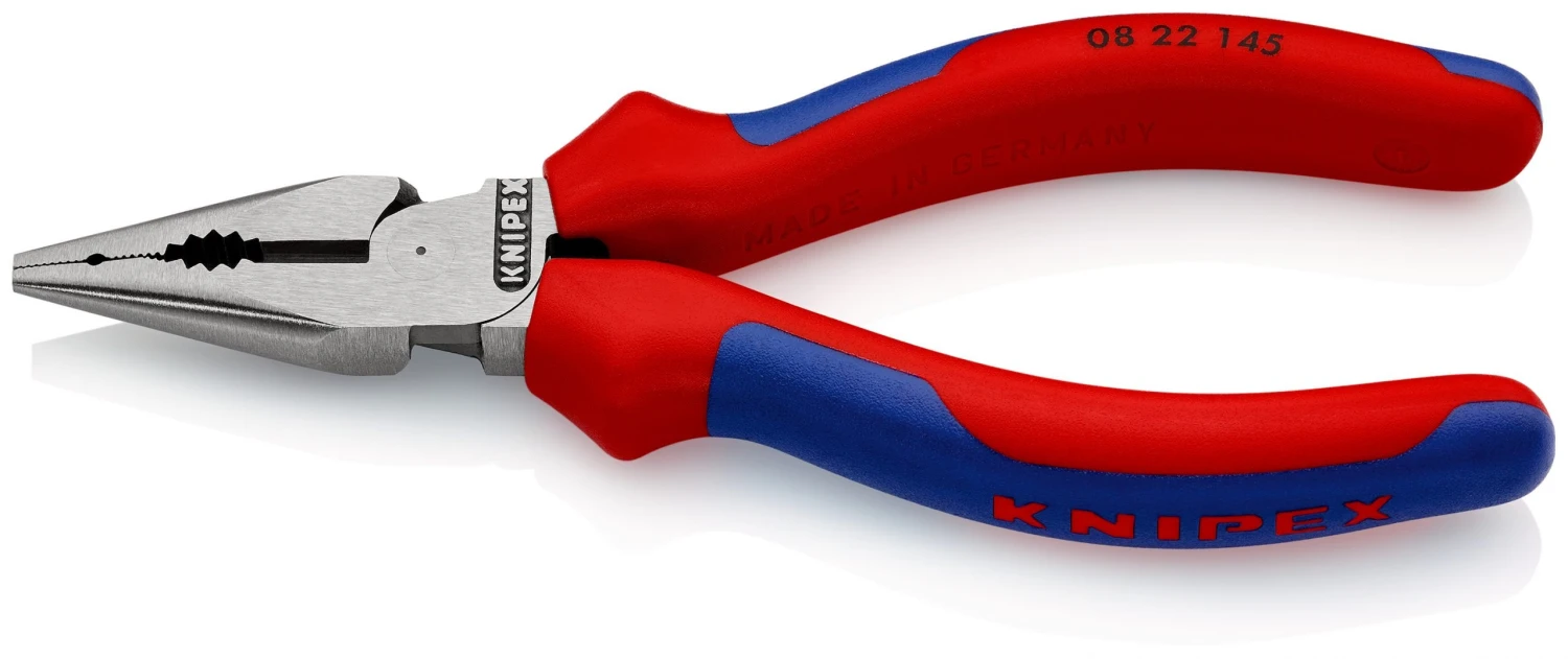 Knipex 08 22 145 Needle-Nose Long Combination Pliers 145mm 1 Knipex 08 22 145 Needle-Nose Long Combination Pliers 145mm