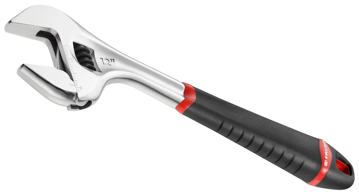Facom 101.15G Bi-Material 'Quick-Adjust' Adjustable Wrench 15" (375mm) 2 Facom 101.15G Bi-Material 'Quick-Adjust' Adjustable Wrench 15" (375mm) - Image 2