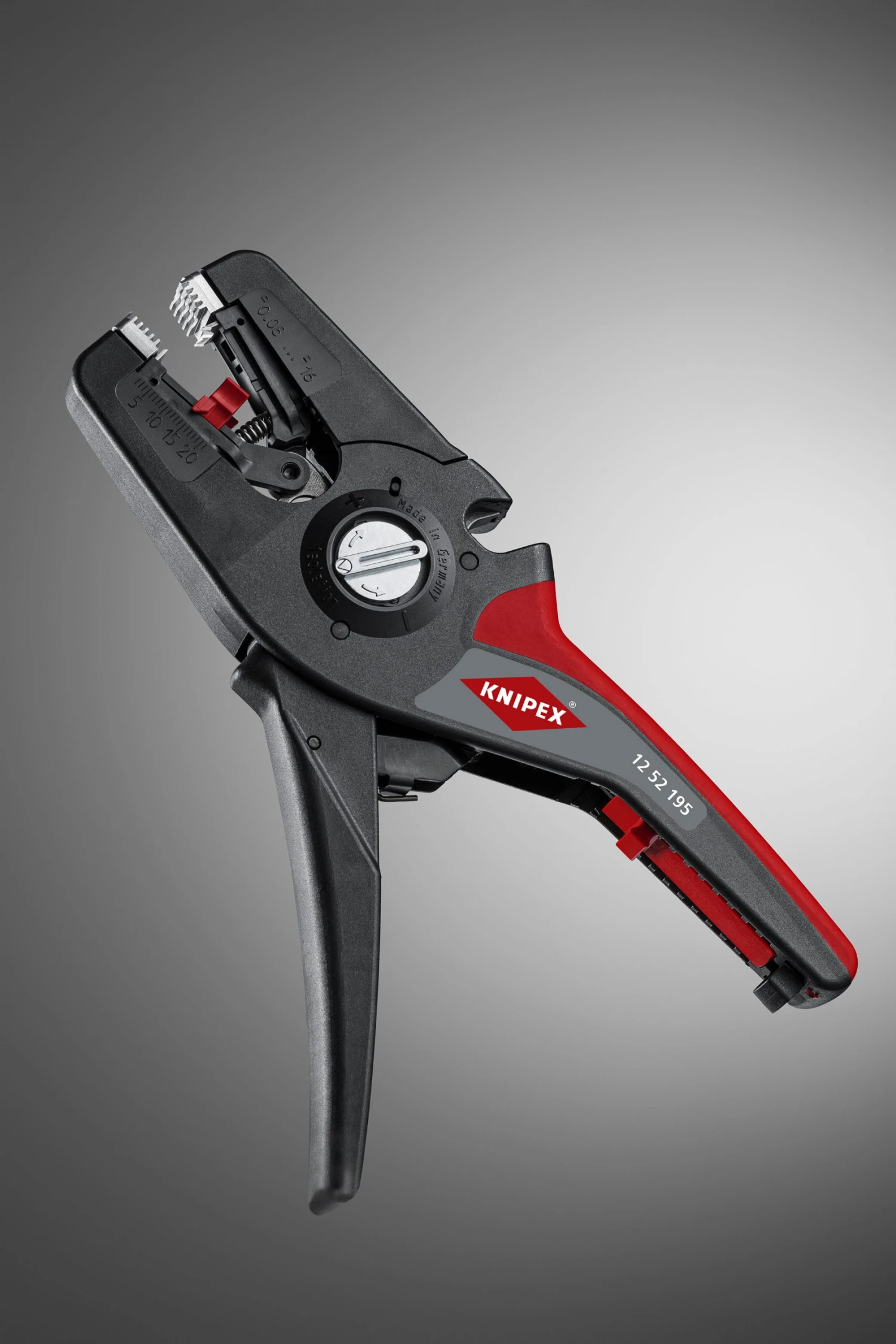 Knipex 12 52 195 PreciStrip16 Automatic Wire Stripper Plier 0.08-16mm 4 Knipex 12 52 195 PreciStrip16 Automatic Wire Stripper Plier 0.08-16mm - Image 4