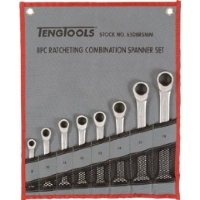 Teng 6508RMM Ratcheting Spanner Set 1 Teng 6508RMM Ratcheting Spanner Set