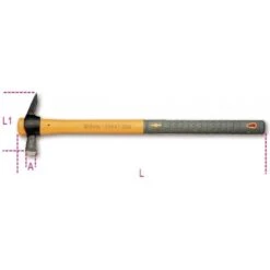 Beta 1376XT Claw Hammer With Square Pein, Magnet &amp; Nail Holder 400g