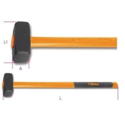 Beta 1381T Sledge Hammer Fibre Handle 4kg / 4000g