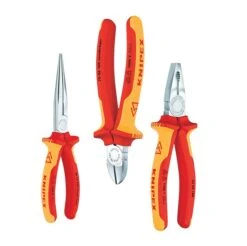 Knipex 00 20 12 3 Piece Elektro VDE Insulated Plier Set