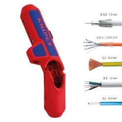Knipex 16 95 01 SB ErgoStrip® Universal Wire Stripping Tool - Right Handed -Pro Tools Shop 169501SB 00 F A 01 Material scaled 1