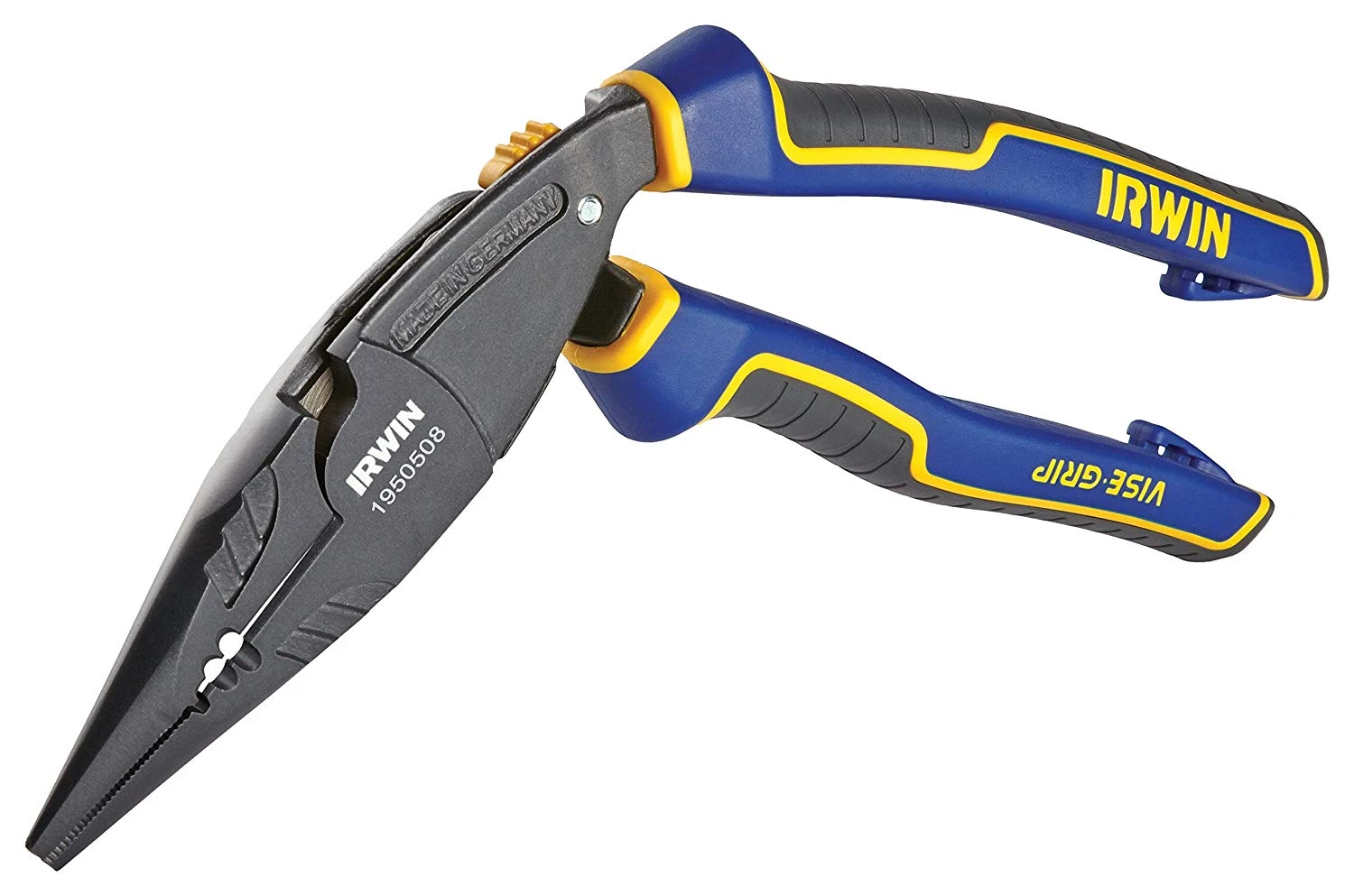 Irwin Vise-Grip 1950508 8″ Ergomulti Long Nose Pliers With Wire Stripper And Wire Crimper 2 Irwin Vise-Grip 1950508 8″ Ergomulti Long Nose Pliers With Wire Stripper And Wire Crimper - Image 2