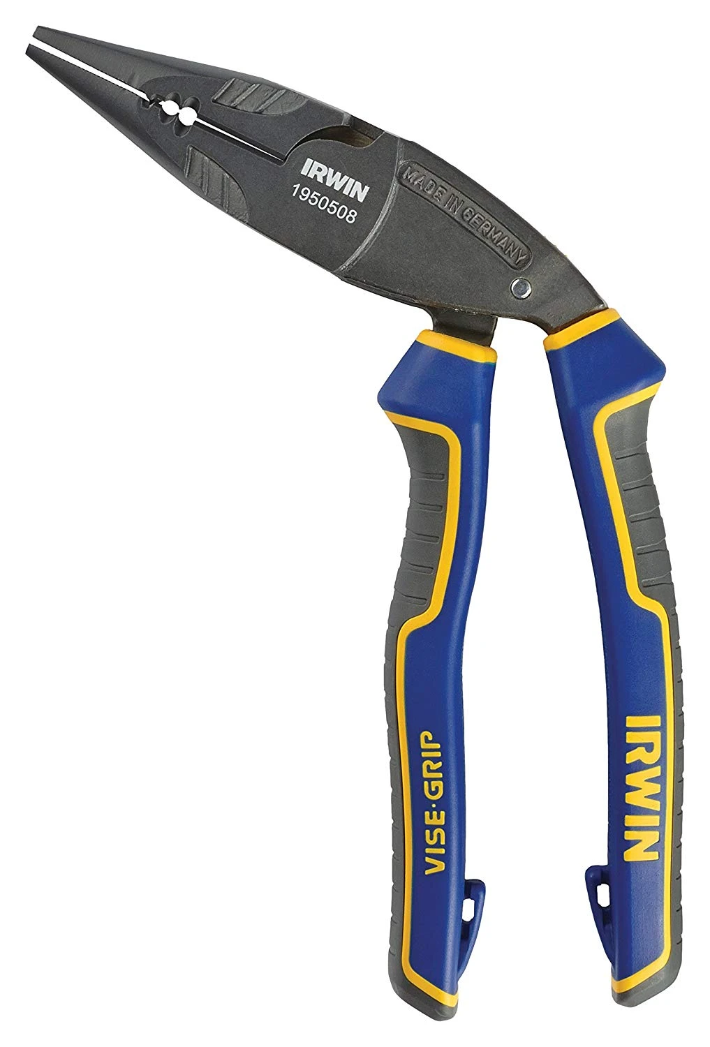 Irwin Vise-Grip 1950508 8″ Ergomulti Long Nose Pliers With Wire Stripper And Wire Crimper 4 Irwin Vise-Grip 1950508 8″ Ergomulti Long Nose Pliers With Wire Stripper And Wire Crimper - Image 4