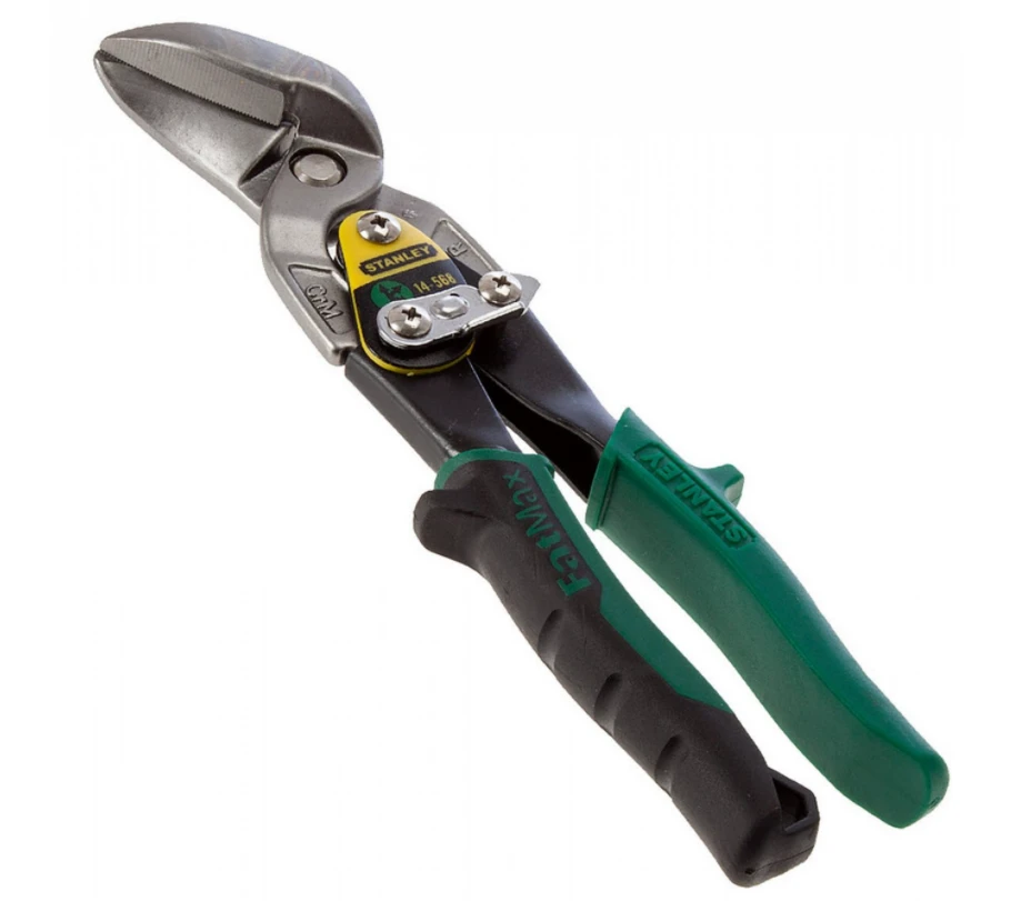 Stanley 2-14-568 FatMax Aviation Offset Tin Snips (Right) Green STA214568 1 Stanley 2-14-568 FatMax Aviation Offset Tin Snips (Right) Green STA214568