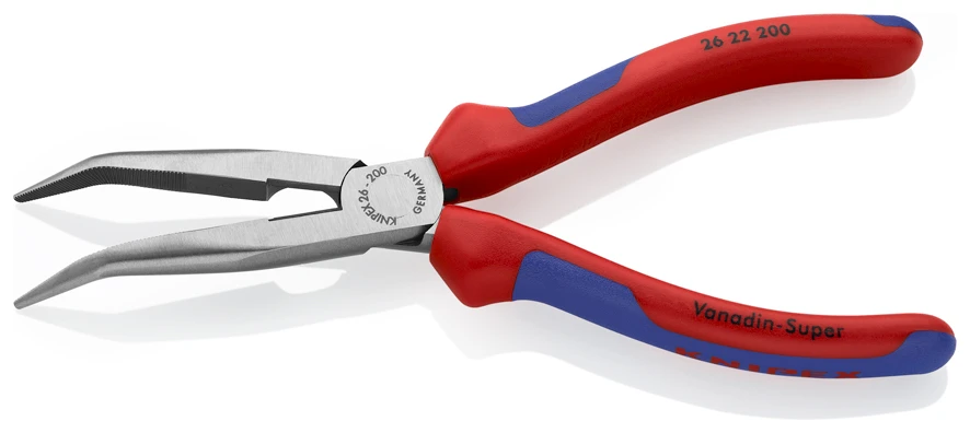 Knipex 26 22 200 Long Snipe Nose Pliers With Cutter 200mm 2 Knipex 26 22 200 Long Snipe Nose Pliers With Cutter 200mm - Image 2