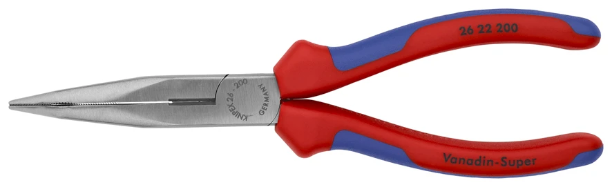 Knipex 26 22 200 Long Snipe Nose Pliers With Cutter 200mm 3 Knipex 26 22 200 Long Snipe Nose Pliers With Cutter 200mm - Image 3