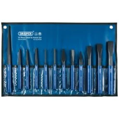 Draper 26557 12 Piece Cold Chisel And Punch Set