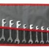 Facom 34.JL16T Metric Midget Wrench Set With Open Ends AT 15 And 75 Degrees