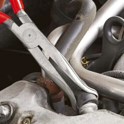 Knipex 38 91 200 Mechanics Half Round Long Nose Pliers 200mm (For Spark Plugs &amp; Round Components) -Pro Tools Shop 38 91 200 3