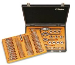 Beta 446/C110 Assortment Of Chrome-Steel Metric Taps &amp; Dies