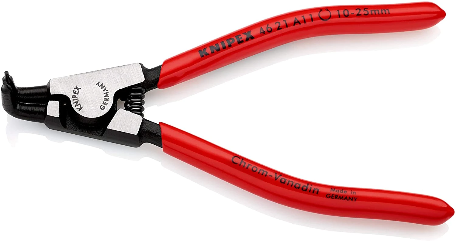 Knipex 46 21 A11 Circlip Pliers External 90° Bent Tip 10 - 25mm A11 1 Knipex 46 21 A11 Circlip Pliers External 90° Bent Tip 10 - 25mm A11