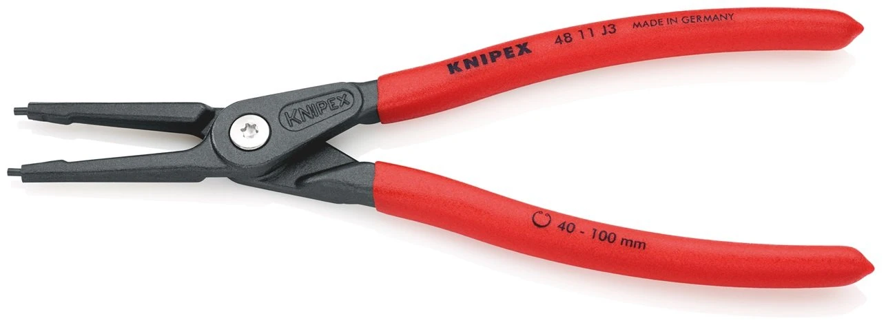 Knipex 48 11 J3 Precision Internal Circlip Plier 40-100mm 2 Knipex 48 11 J3 Precision Internal Circlip Plier 40-100mm - Image 2