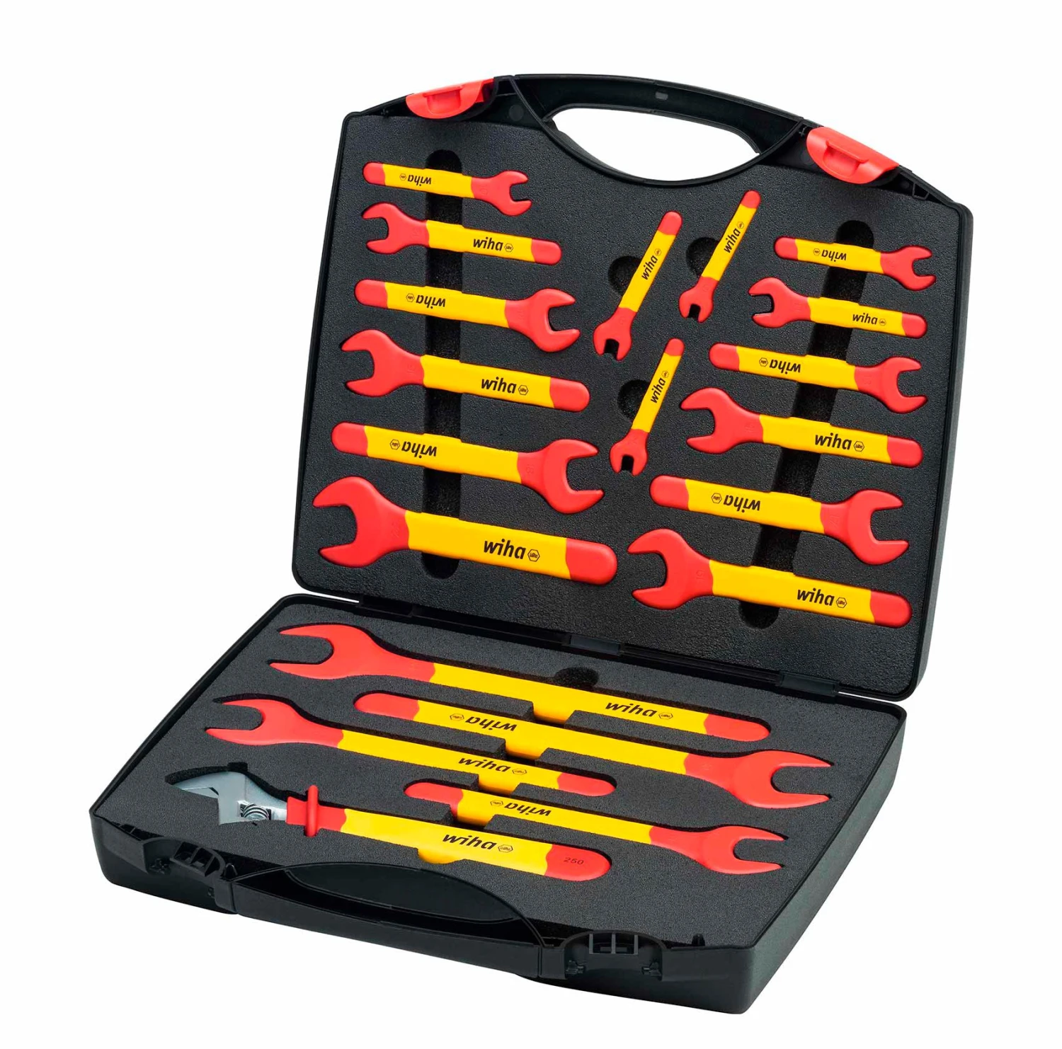 Wiha 43022 21 Piece VDE Single Open End Spanner Set 6-32mm 1 Wiha 43022 21 Piece VDE Single Open End Spanner Set 6-32mm