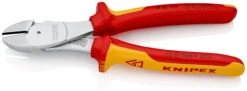 Knipex 74 06 200 VDE High Leverage Diagonal Side Cutter Pliers 200mm -Pro Tools Shop 74 06 200 2 scaled 1