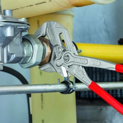 Knipex 86 03 400 Lock Button Waterpump Slip Joint Pliers Wrench PVC Grip 400mm (85mm Capacity) -Pro Tools Shop 8603400H79D0