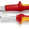 Knipex 86 06 250 VDE Insulated Lock Button Waterpump Slip Joint Pliers Wrench 250mm (52mm Capacity)