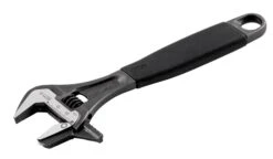Bahco 9072P Black Finish Comfort Grip Adjustable Wrench With Reversible Jaw 10"