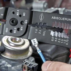 Knipex 97 22 240 Crimping Pliers For Insulated Terminals &amp; Plug Connectors 240mm -Pro Tools Shop 9722240H06D0