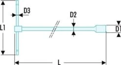 Facom 98B.13 Metric Sliding T-Handle Socket Wrench 13mm 11 Facom 98B.13 Metric Sliding T-Handle Socket Wrench 13mm -Pro Tools Shop 98B.8 5 2
