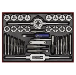 Sealey AK3040 40 Piece Metric Tap And Dies Set 5 Sealey AK3040 40 Piece Metric Tap And Dies Set -Pro Tools Shop AK3040 2