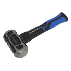 Sealey CHU301 3lb Unbreakable Club Lump Hammer Carbon Steel Head & Rubber Grip
