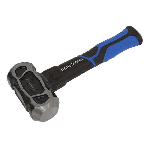 Sealey CHU301 3lb Unbreakable Club Lump Hammer Carbon Steel Head & Rubber Grip 1 Sealey CHU301 3lb Unbreakable Club Lump Hammer Carbon Steel Head & Rubber Grip