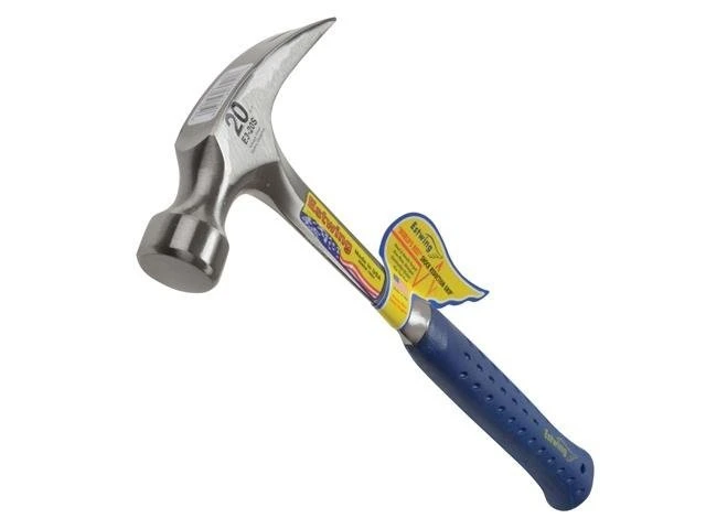 Estwing E3/20S Straight Claw Hammer - Vinyl Grip 560g (20oz) 1 Estwing E3/20S Straight Claw Hammer - Vinyl Grip 560g (20oz)