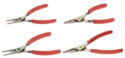 Facom PCSNJ4 Straight Tip Expansion / Compression Circlip Plier Set