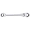 Gedore Red R07501019 4 In 1 Ratchet Spanner Wrench 10, 13, 17 &amp; 19mm