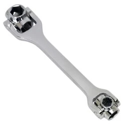 Siegen By Sealey, S0875 Dog Bone Socket Wrench Go-Through 8 Sizes 12-19mm With Magnet