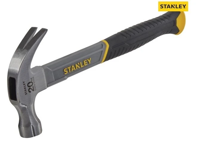 Stanley STHT0-51310 Curved Claw Hammer Fibreglass Shaft 570g / 20oz 2 Stanley STHT0-51310 Curved Claw Hammer Fibreglass Shaft 570g / 20oz - Image 2