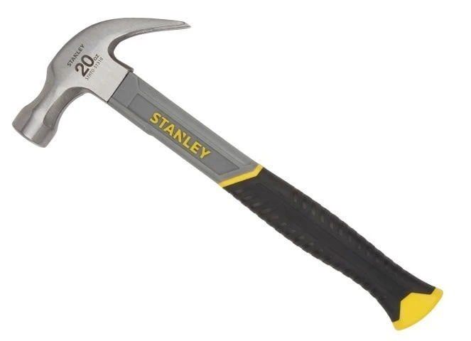 Stanley STHT0-51310 Curved Claw Hammer Fibreglass Shaft 570g / 20oz 1 Stanley STHT0-51310 Curved Claw Hammer Fibreglass Shaft 570g / 20oz