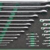 Stahlwille TCS 9 821/28 28 Piece Metric Combination &amp; Double Open End Spanner Set In Foam Module