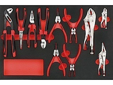 Teng TTEMB11 11 Piece Plier Set In Foam Module 1 Teng TTEMB11 11 Piece Plier Set In Foam Module