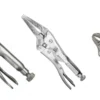 Irwin Vise-Grip TVG73 3 Piece Orginal Quick Release Curved And Long Nose Locking Jaw Pliers