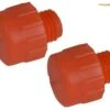 Thor 73-408PF Replacement Orange Plastic Face For Wooden &amp; Plastic Handle Hammer 25mm - 2 Pack