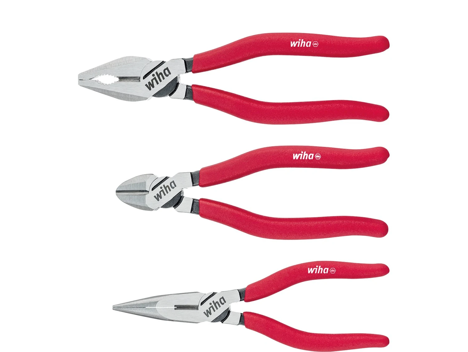 Wiha 26850 3 Piece Classic Plier Set 1 Wiha 26850 3 Piece Classic Plier Set